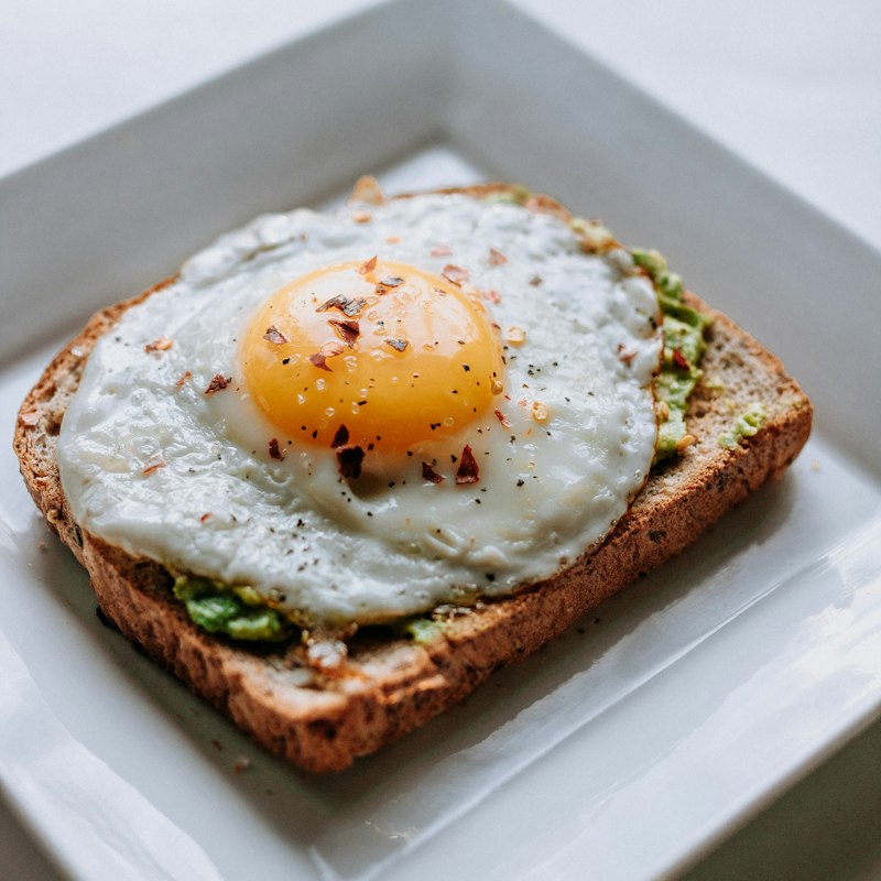 Comforting café morning breakfast spread