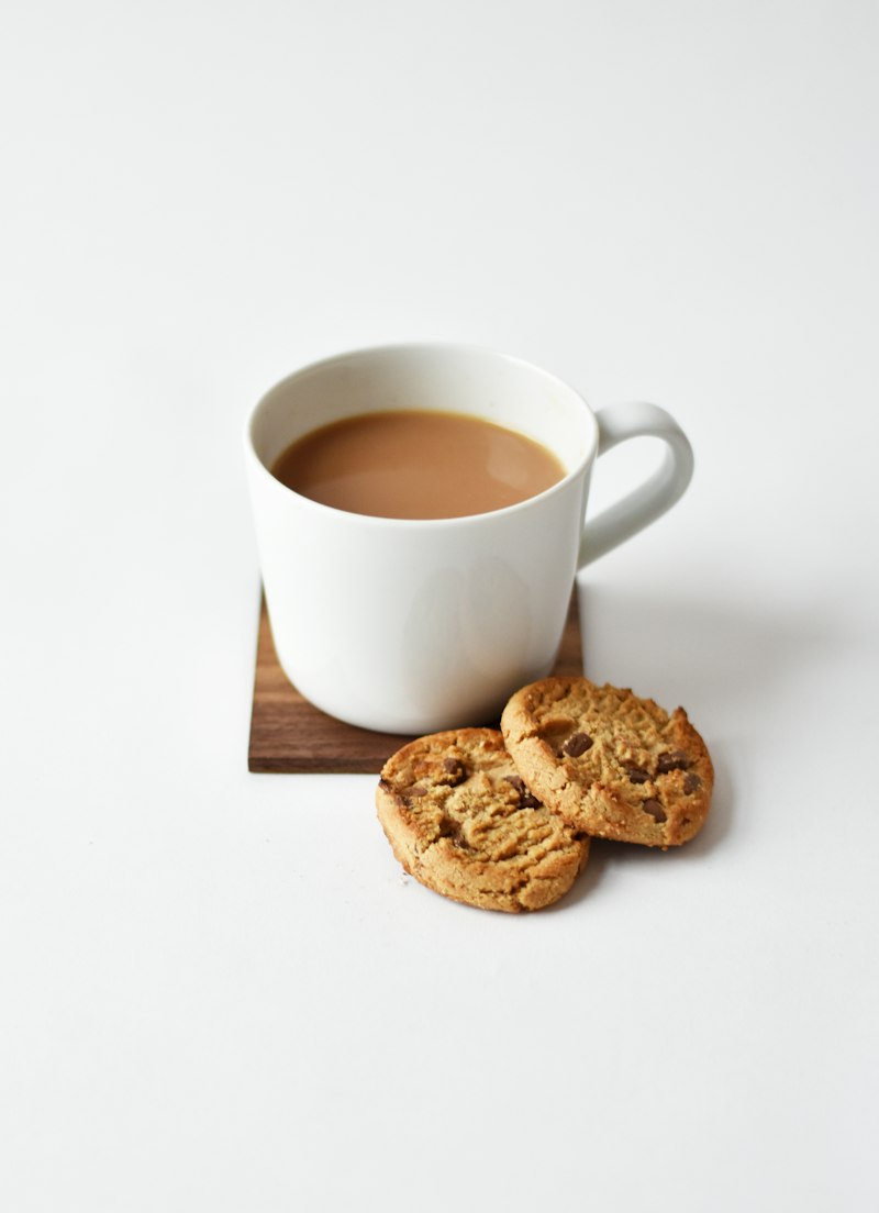 Steaming cup of rich creamy karak chai
